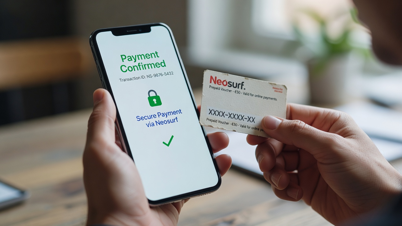 Le processus de dépôt avec Neosurf - casino neosurf 5€